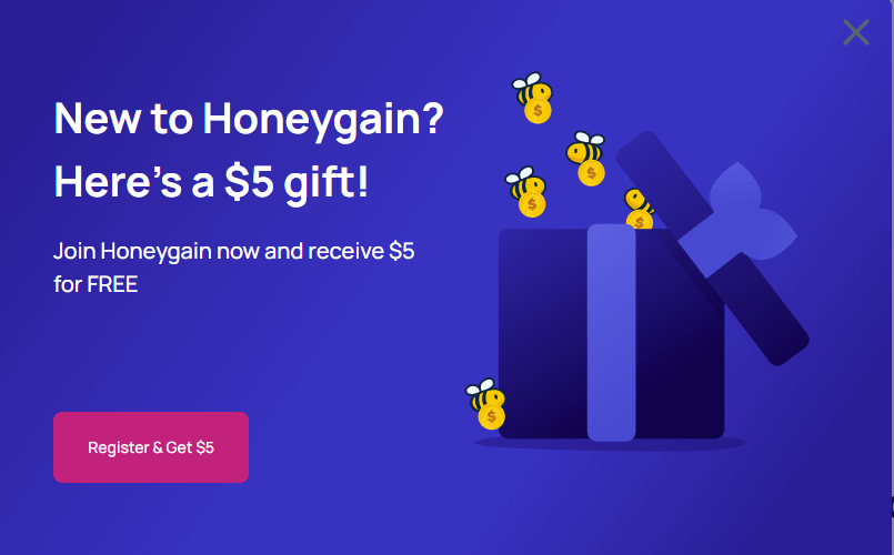 Honeygain 5 dollar gift