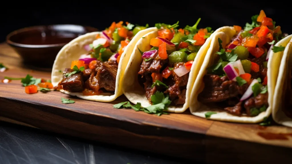 Beef Kaldereta Tacos