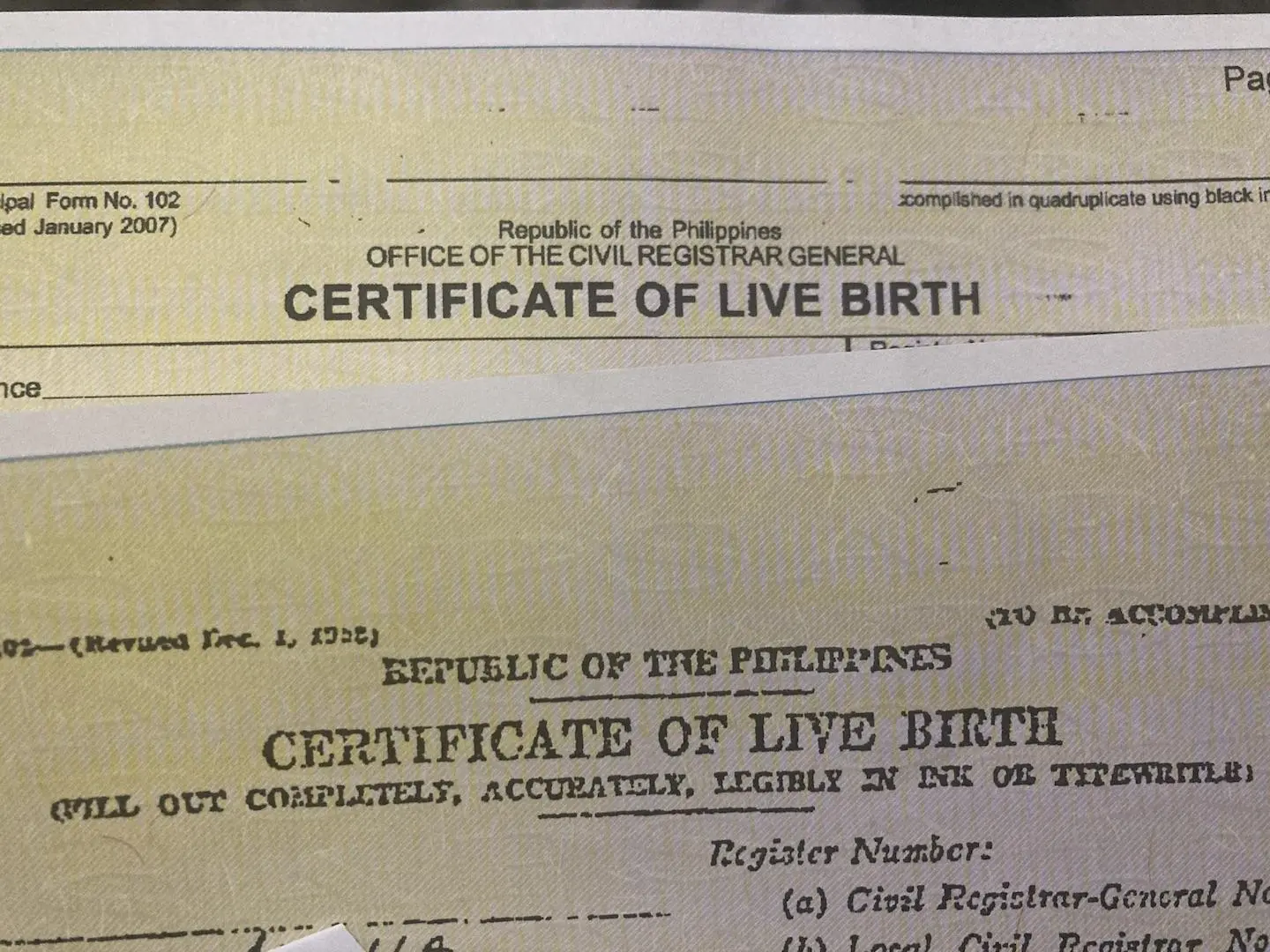 Birth Certificate