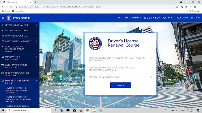 Driver's License Renewal