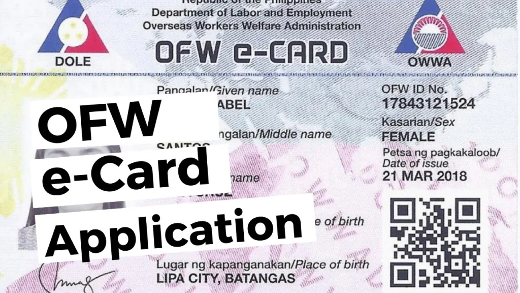OFW ID o OFW e-Card