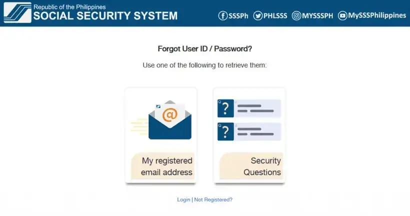 Reset SSS Password