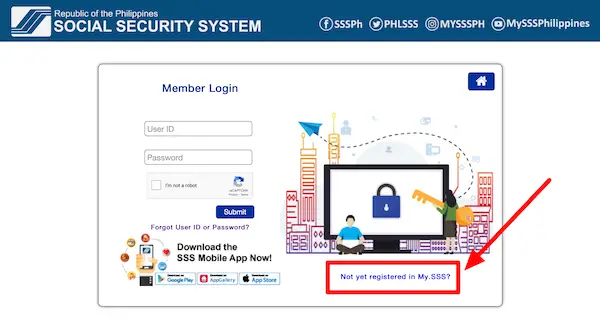 SSS Online Registration