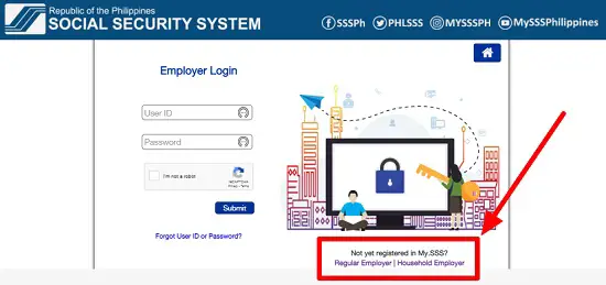 SSS Online Registration