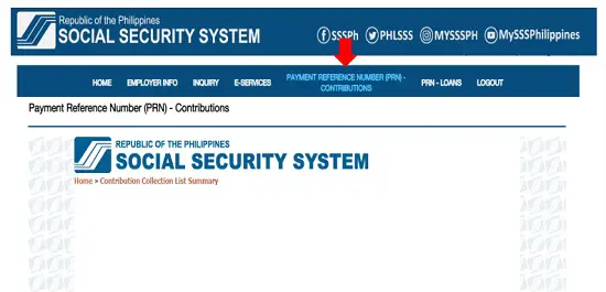 SSS PRN Number Online