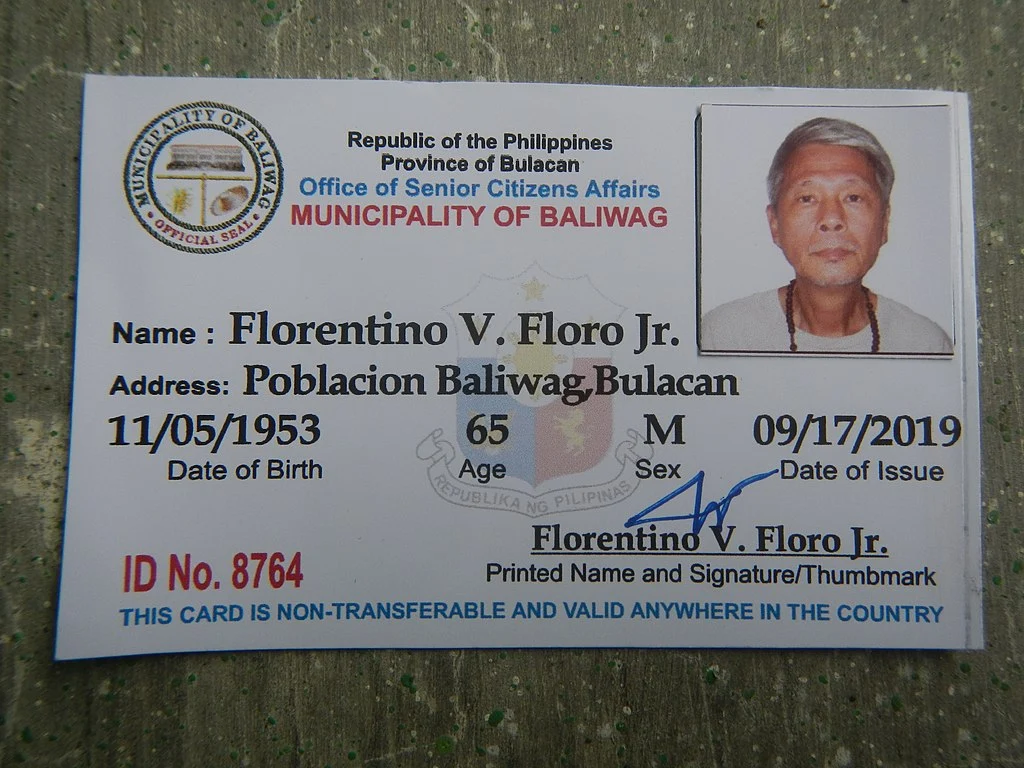 senior citizen id