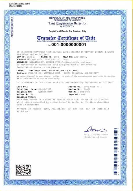 electronic copy of land title