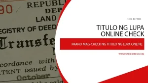 Check Land Title Online Philippines