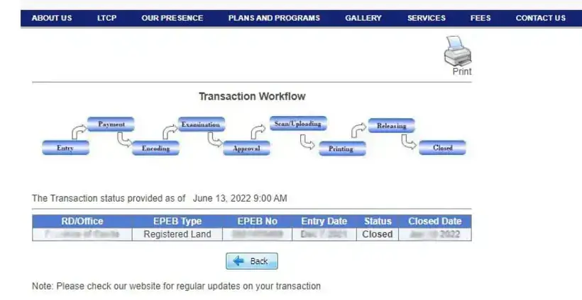 Check Land Title Online Philippines