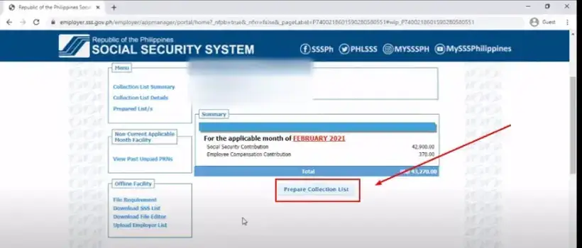 Change Employee Contribution in SSS