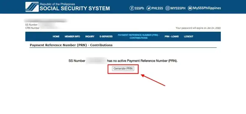 Update SSS Contribution Online
