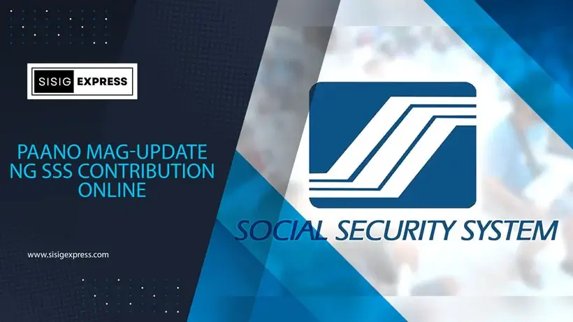 Update SSS Contribution Online