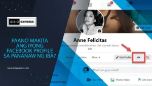 Paano Makita ang Iyong Facebook Profile sa Pananaw ng Iba