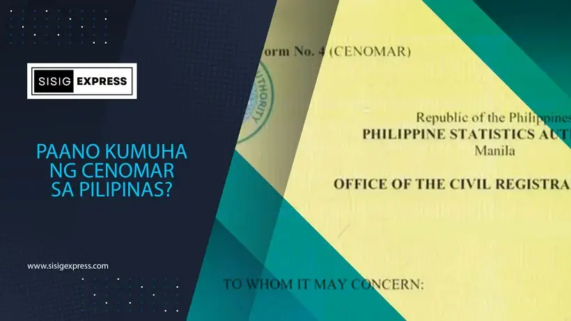 Paano Kumuha ng CENOMAR sa Pilipinas