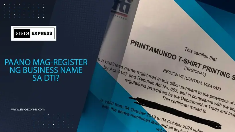 Paano Mag-Register ng Business Name sa DTI
