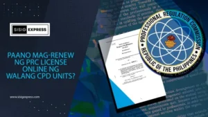 Paano Mag-Renew ng PRC License Online Nang Walang CPD Units