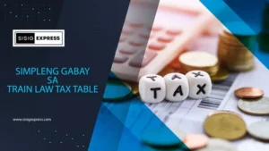 TRAIN Law Tax Table