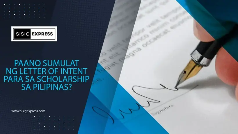 Paano Sumulat ng Letter of Intent para sa Scholarship sa Pilipinas