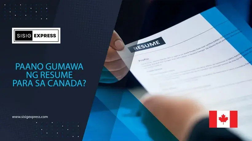 Paano Gumawa ng Resume para sa Canada