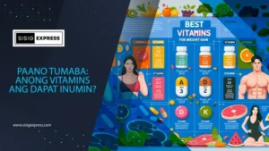 Paano Tumaba Anong Vitamins ang Dapat Inumin