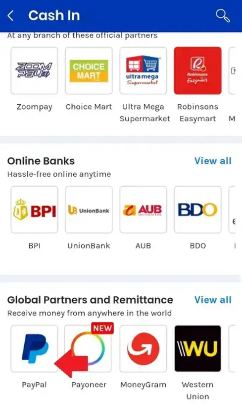 Paypay to Gcash