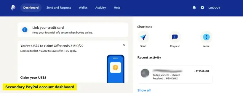 Transfer Money from GCash to Paypal