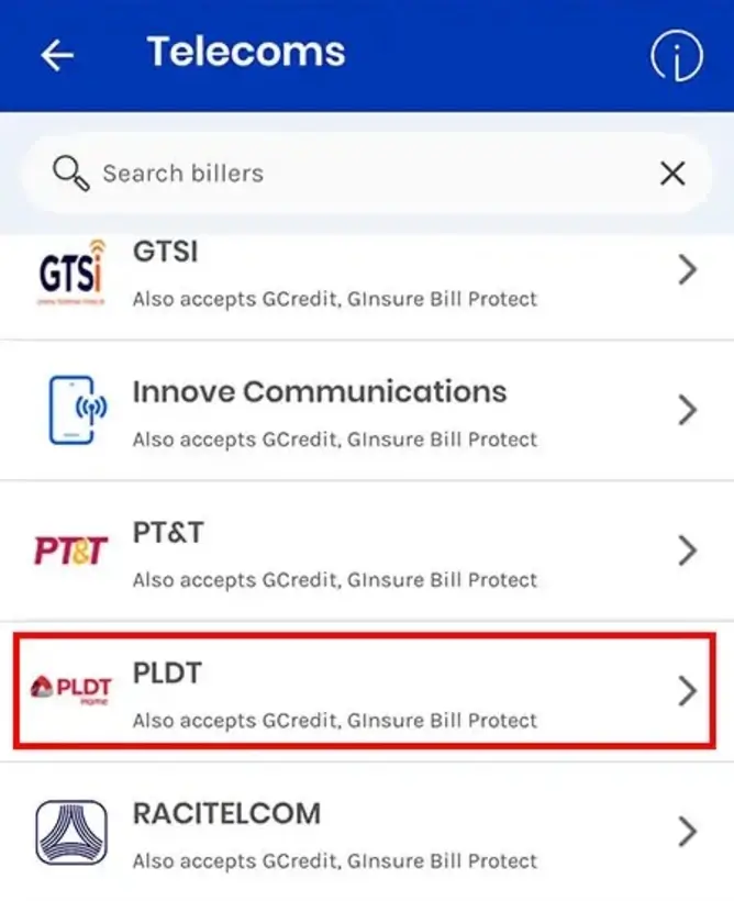 PLDT Gcash