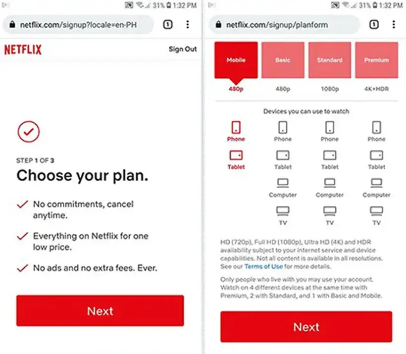 Pay Netflix Using GCash Mobile