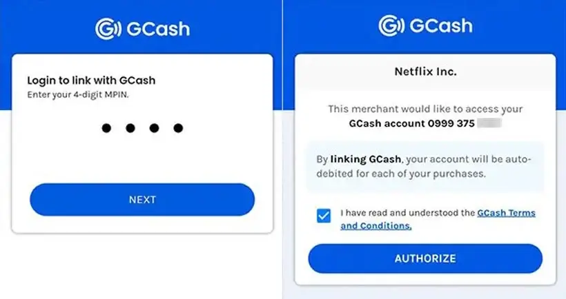 Pay Netflix Using GCash Mobile