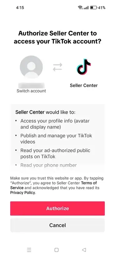 TikTok Affiliate Seller Center