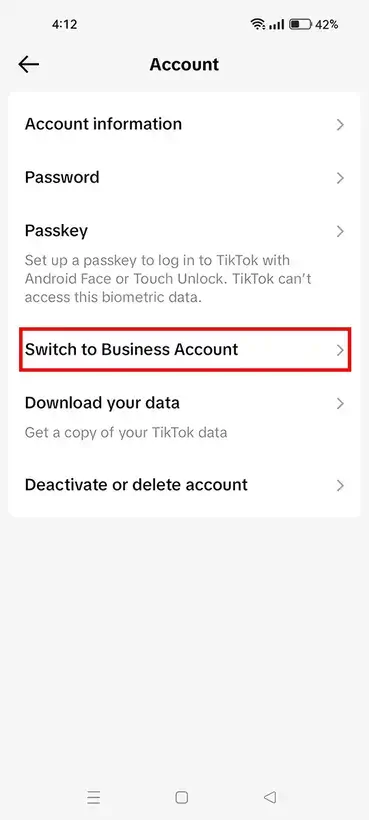 Tiktok Affiliate Business Account