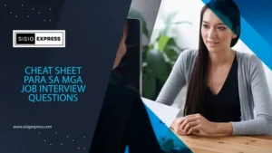 Cheat Sheet para sa mga Job Interview Questions