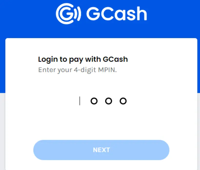 GCash PIN