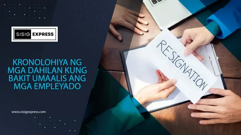 Kronolohiya ng mga Dahilan kung Bakit Umaalis ang mga Empleyado