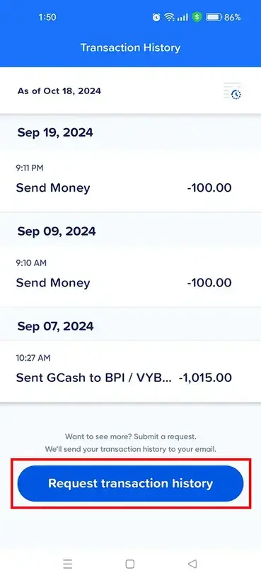 GCash Reference Number