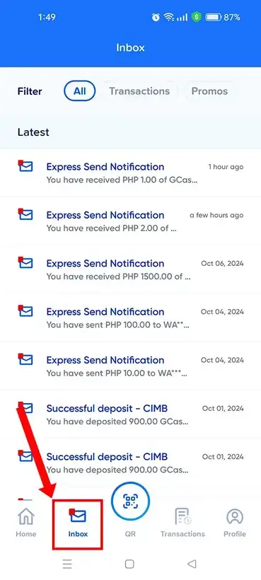 GCash Reference Number