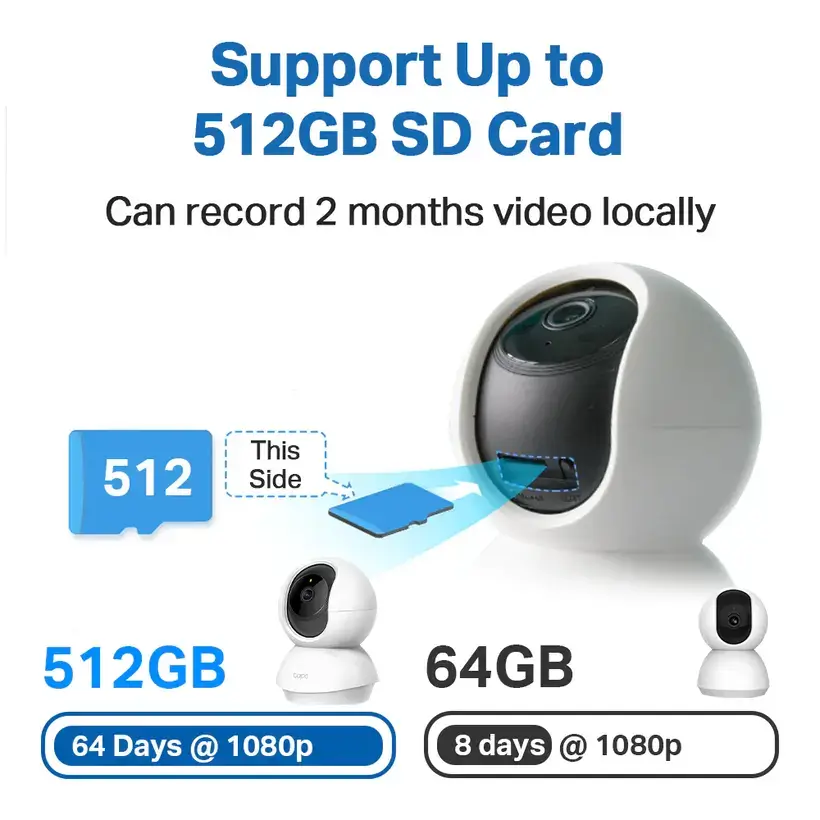TP-Link Tapo C200 AI Storage